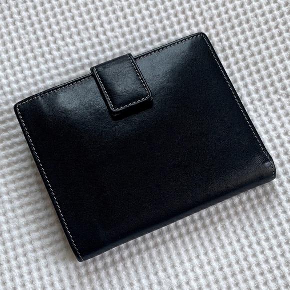 Salvatore Ferragamo Black Leather Wallet with Buckle - Picture 2 of 3